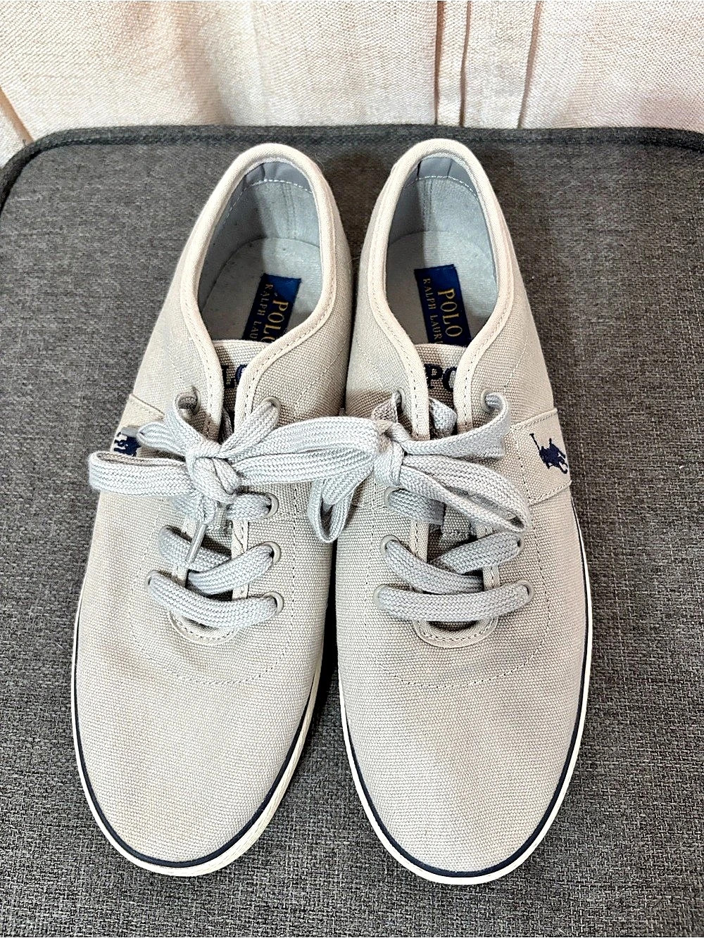 Polo Ralph Lauren Faxon Low-Top Canvas Sneaker Sneakers in White